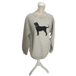 VTG The Black Dog Marthas Vineyard Sweatshirt XL Gray USA Made  Heavyweight